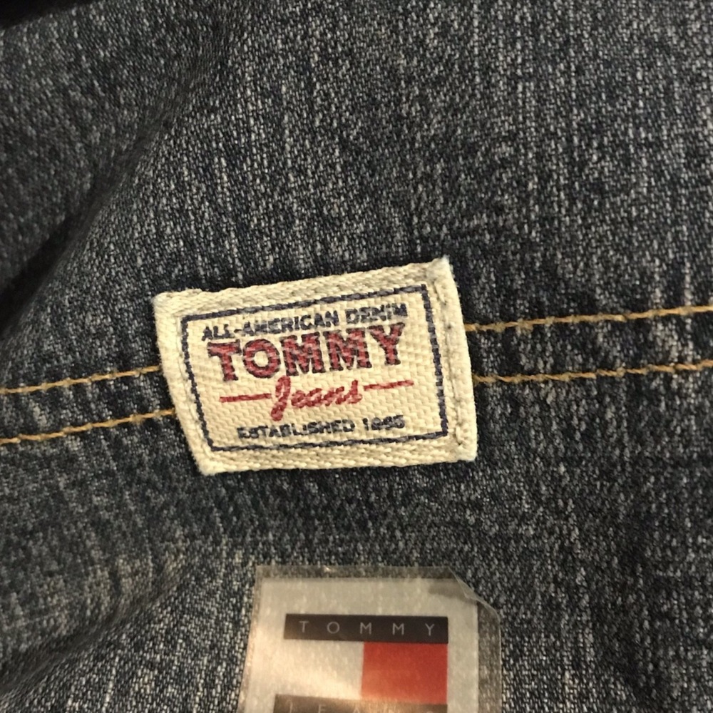 VTG 2003 Men 35x32 Tommy Hilfiger Carpenter‎ Jeans  Baggy Wide Leg Skater Y2K - Picture 3 of 9